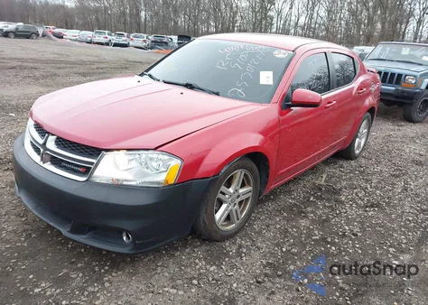 2013 Dodge Avenger Sxt z USA, uszkodzony, nr VIN 1C3CDZCB2DN637066